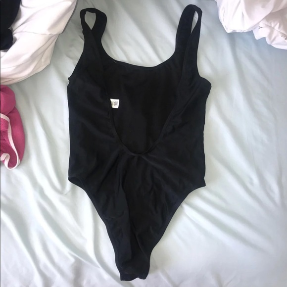 NWT black and gold “basic beach” swimsuit - Picture 2 of 2